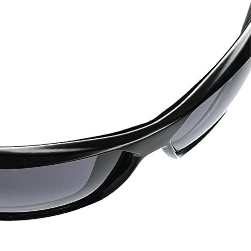 COTIA COTIA Men's Outdoor Driving Sports Full Reading Sunglasses Cycling Classic Reader Magnification Presbyopic Sun Glasses (black, 0)