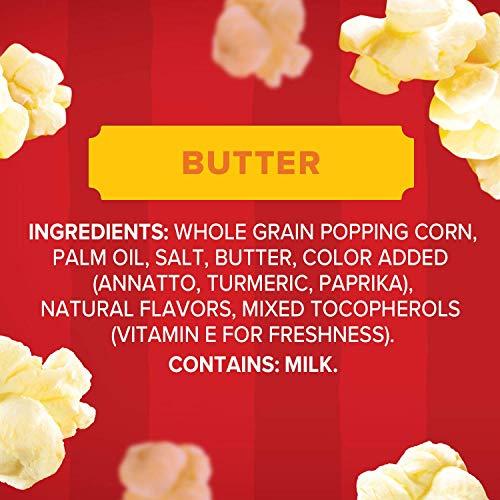 Orville Redenbacher's Orville Redenbachers Butter Flavored Microwave Popcorn, Gluten Free, 6 Count Popcorn Bags (6 Boxes)