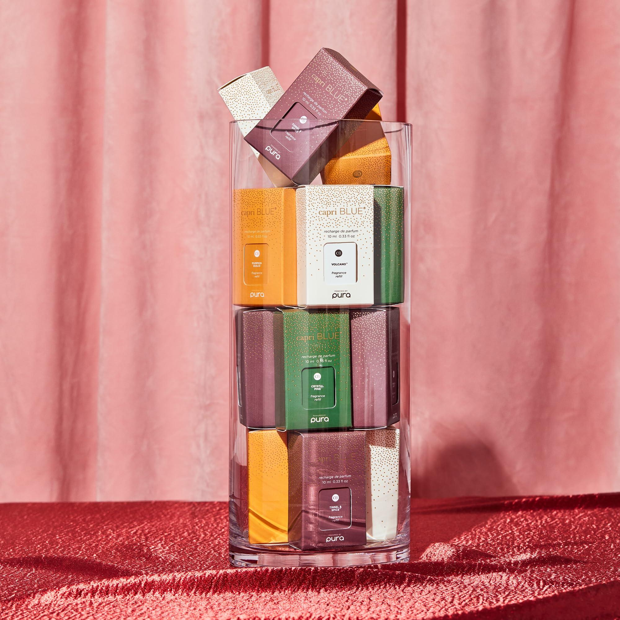 Capri Blue Capri Blue Pura Smart Home Plug-in Diffuser Refills  Includes 2 Capri Blue Pura Refills for Plug in Diffusers for Home - Long Lasting Luxury Scents - Pumpkin Dulce (Pack of 2)