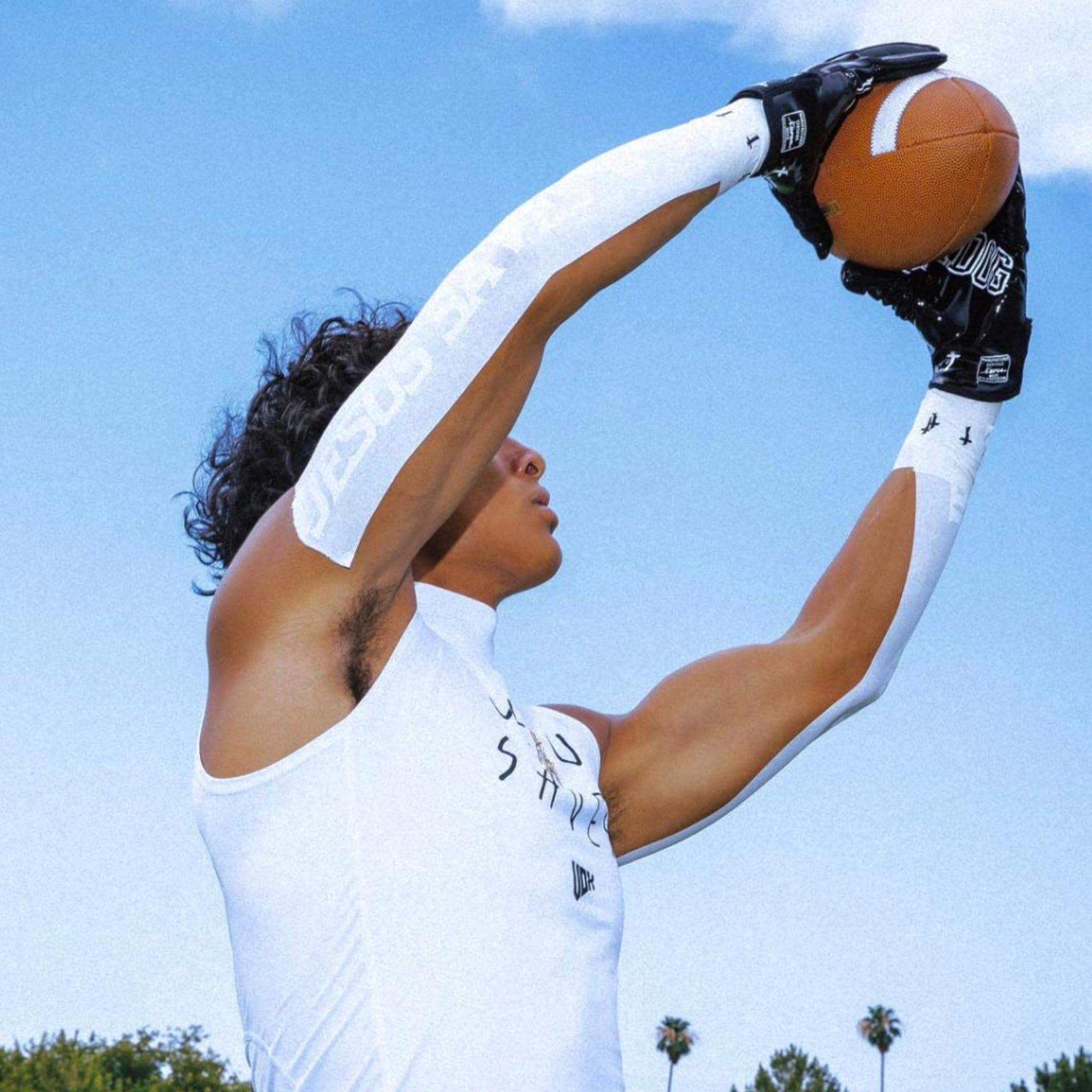 Undrdog Athletix Undrdog Athletix "Jesus Saves Turf-Tape Extra Sticky Durable Protective Football Tape Enhanced Comfort Inspired by Romans 10:9 (White)