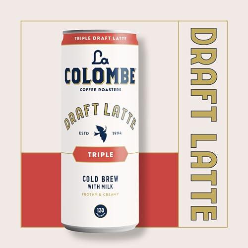 La Colombe La Colombe Coffee, Triple Draft Latte, 11 fl oz Cans (Pack of 12), Coffeehouse Quality Cold Brew, Specialty Grade Coffee Beans, Ready-to-Drink On-the-Go