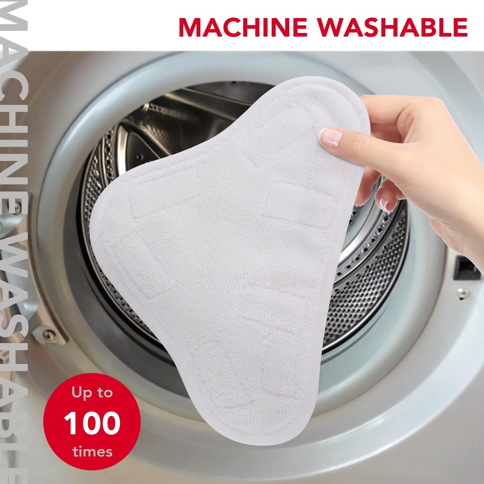 Sgizoku Microfiber Steam Mop Pad Replacement Compatible with H2O H20 Mop X5 Steam Steam Cleaners Washable & Reusable - 8 Pack