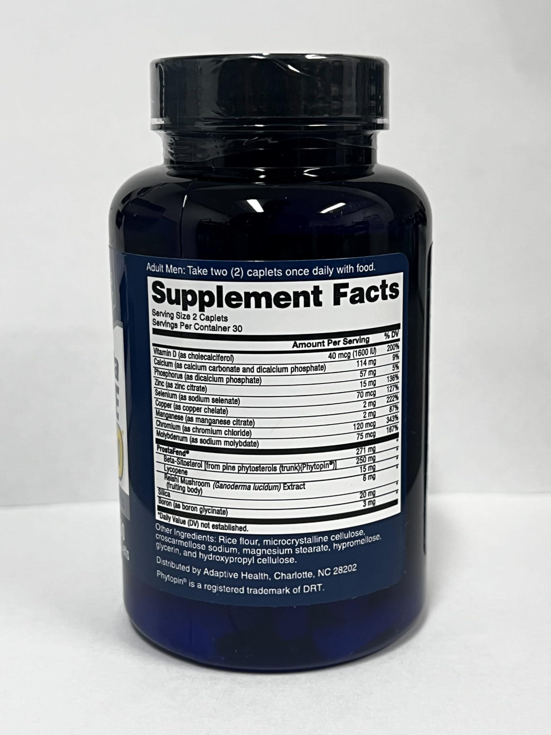 SUPER BETA PROSTATE Super Beta Prostate Advanced Prostate Supplement for Men Reduce Bathroom Trips, Promote Sleep, Support Urinary Health & Bladder Emptying. Beta Sitosterol not Saw Palmetto. (60 Caplets, 1-Bottle)
