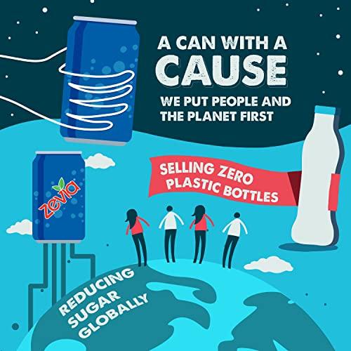 Zevia Zevia Organic Sugar Free Iced Tea, Black Tea Peach, 12 Ounce Cans (Pack of 12)