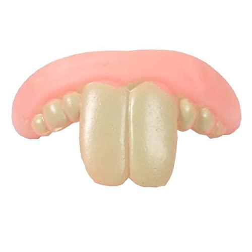 JZRH JZRH Dog False Teeth Rabbit Teeth Rabbit Vampire Buck Teeth Funny Weird Zombie Halloween Tiger Teeth Set Teeth Props