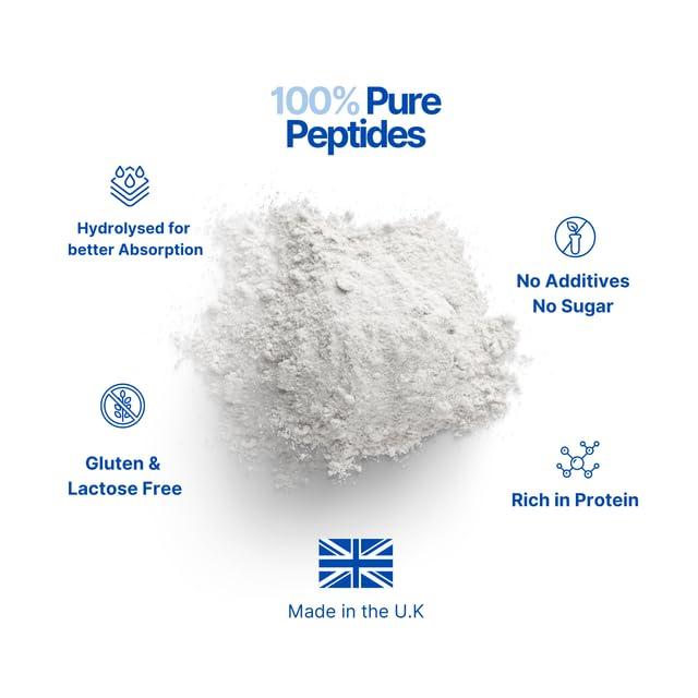 The Intelligent Health The Intelligent Health Hydrolyzed Collagen Peptides Powder, Grass Fed, High Protein, Unflavored, Gluten-Free, Paleo & Keto Friendly, 10g per Serving (2kg) Supports Skin, Hair, Nails, Joints, & Bones