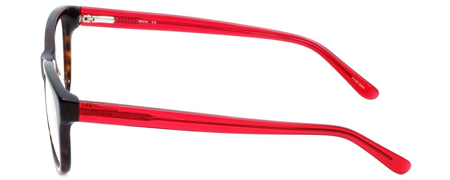 Ecru Ecru Designer Reading Glasses Morrison in Tortoise-Red +3.50
