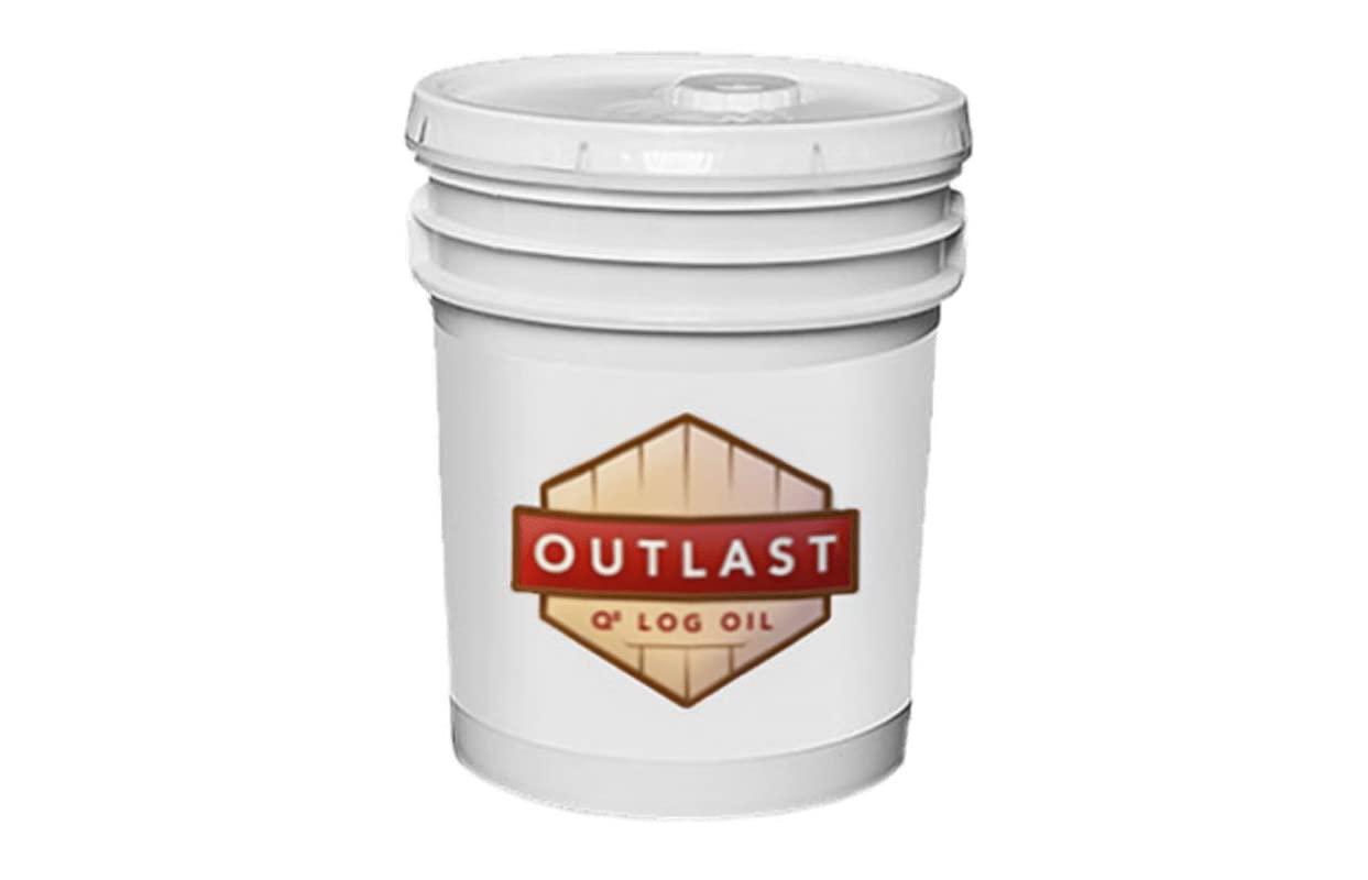 Outlast Outlast - Q8 Log Oil Wood Preservative for Decks, Log Homes, End Cuts, & More - Clear - 5 Gallon