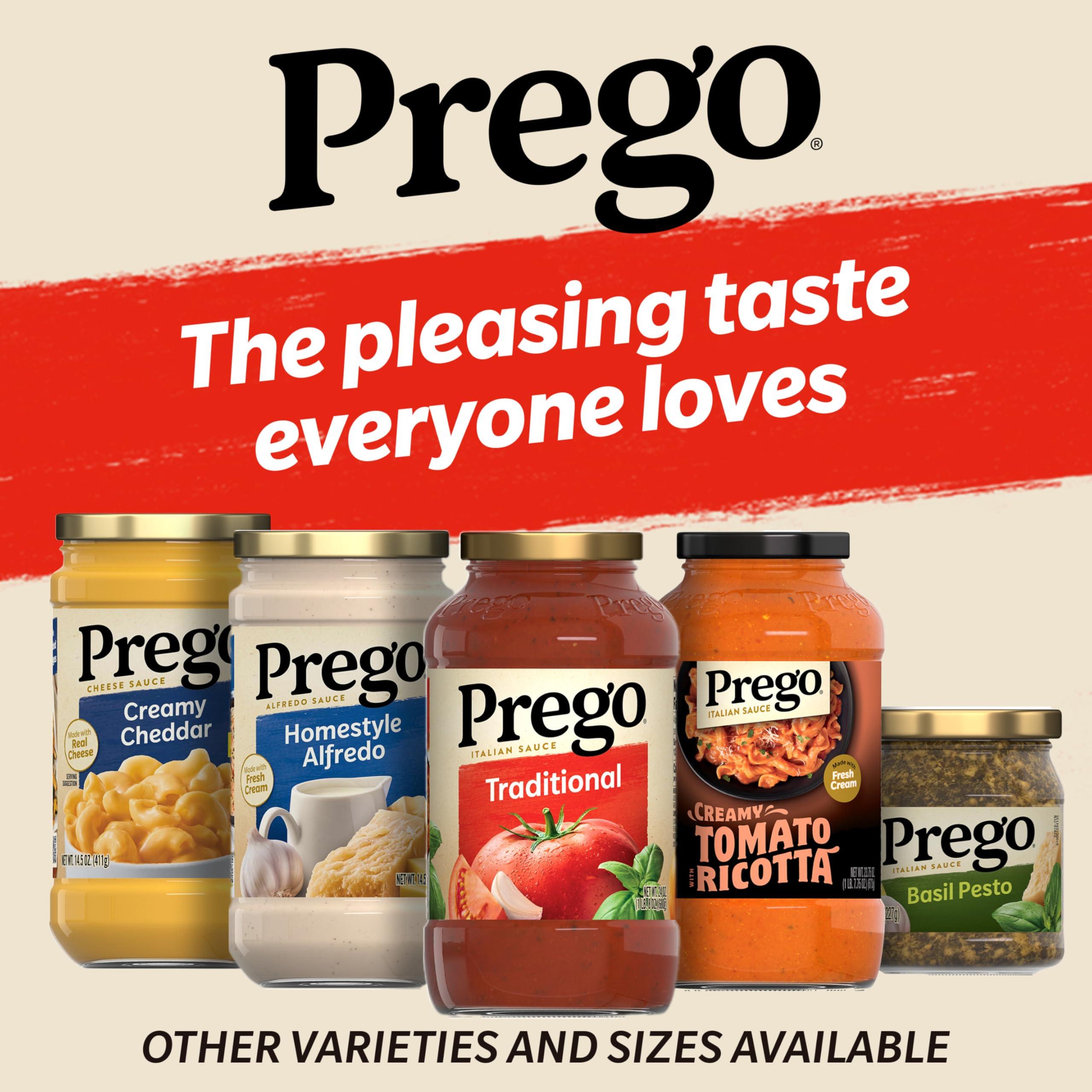 Prego Prego Traditional Pasta Sauce, 24 Oz Jar (Pack of 2)