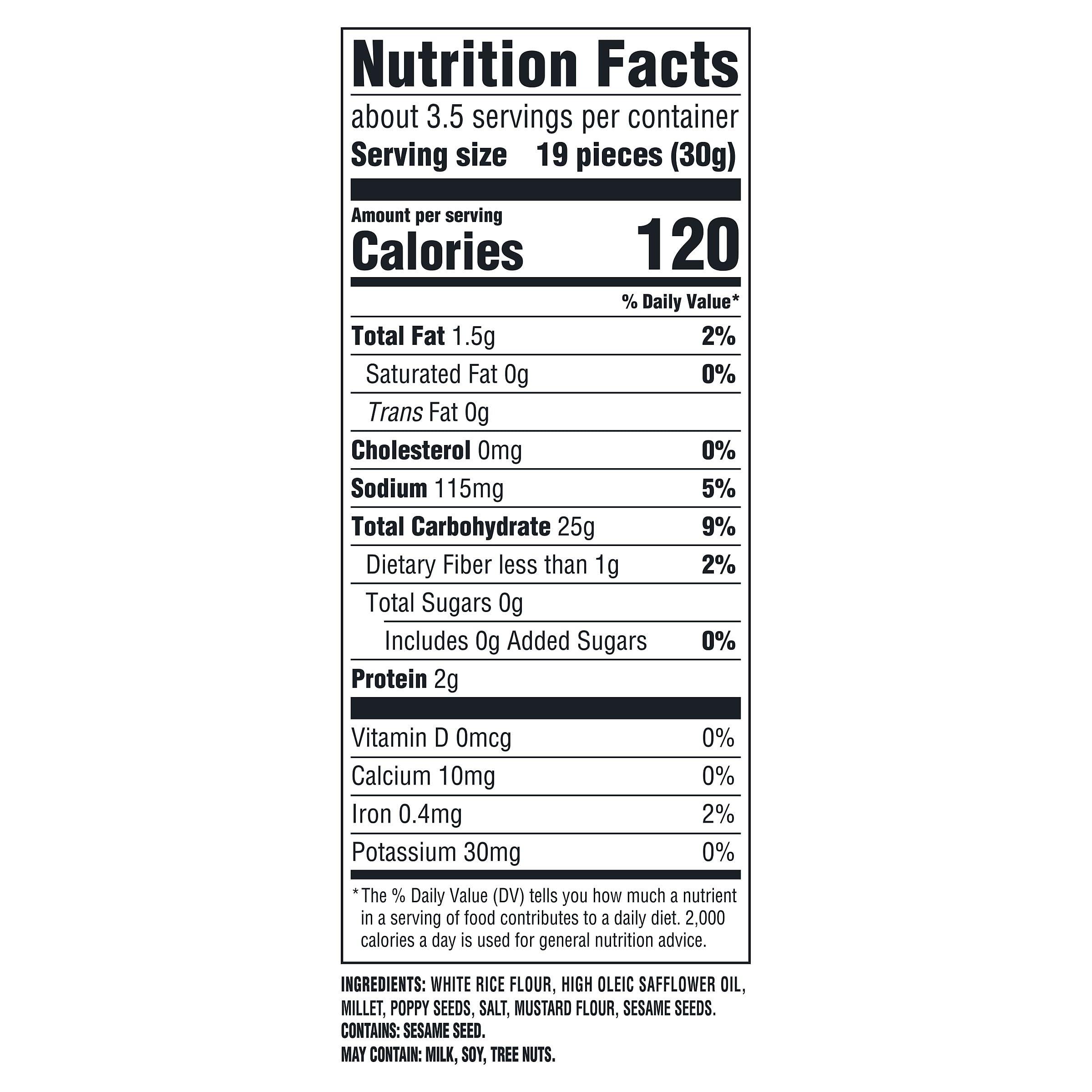 Good Thins Good Thins Mixed Seed Rice Snacks Gluten Free Crackers, 3.5 oz