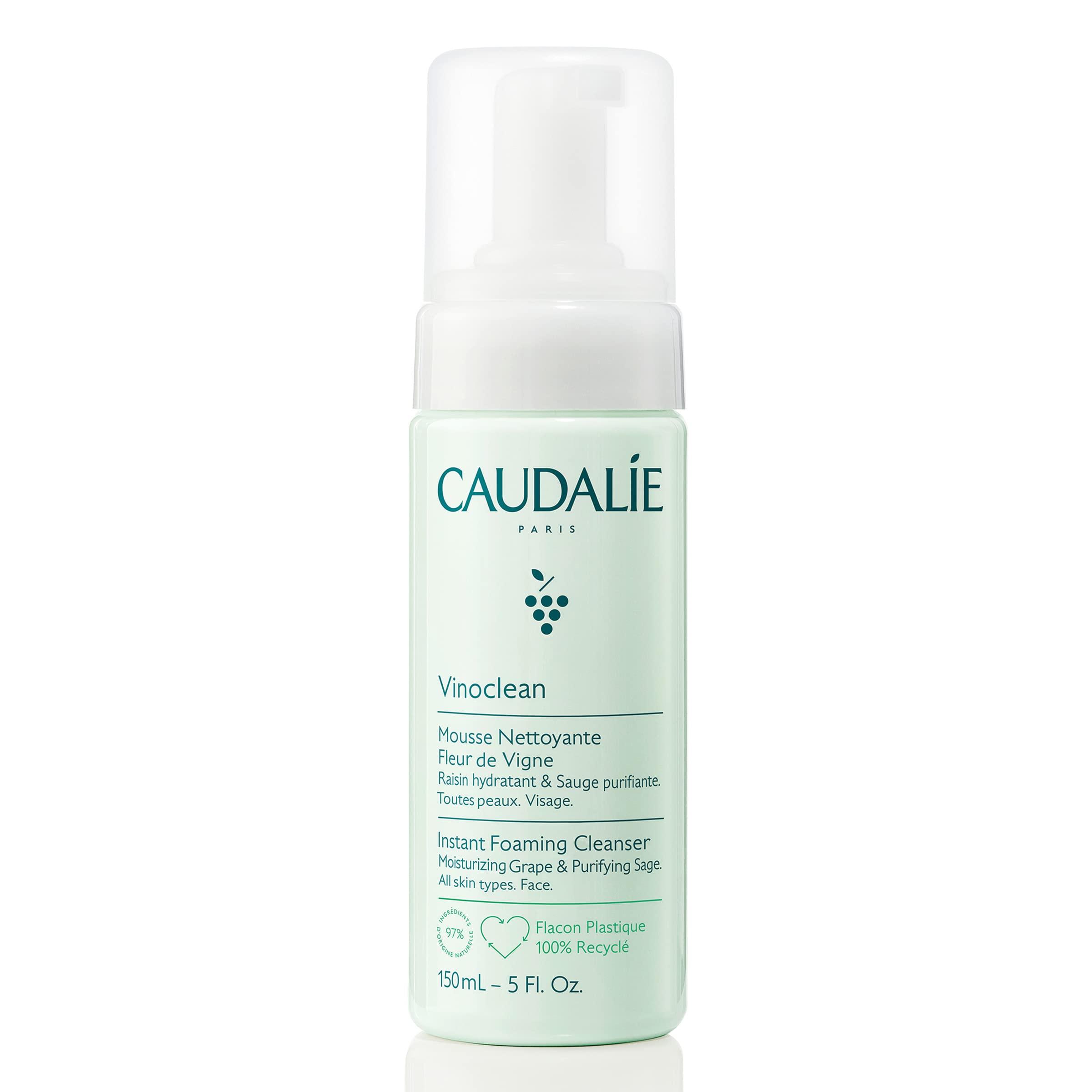 Caudalie Caudalie Instant Foaming Cleanser: Daily Facial Cleanser that Cleanses, Soothes, Reduces Redness, 5 Fl Oz