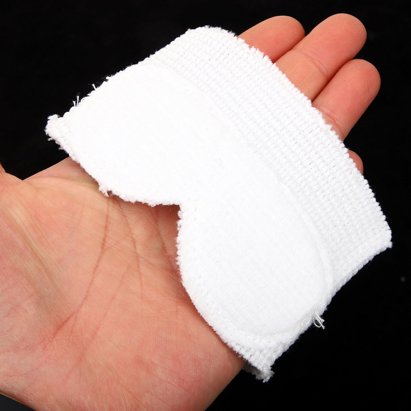 Healifty Healifty Baby Eye mask Eye mask for Eye Blindfold Baby Sleeping Eye mask Eye mask Baby for Infants Cute Eye mask Night Eye White Face mask Cotton Anti-Blue Light Newborn