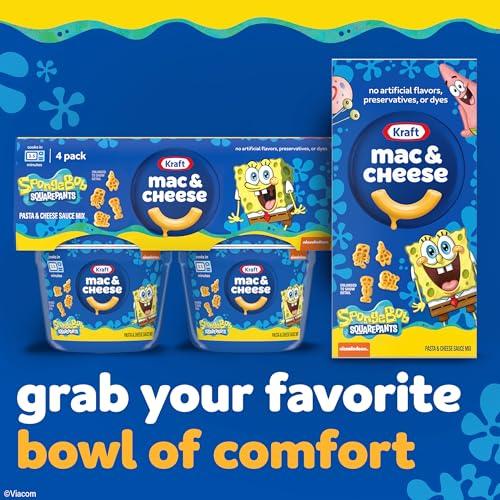 Kraft Kraft Mac & Cheese Macaroni and Cheese Dinner SpongeBob SquarePants, 5.5 oz Box