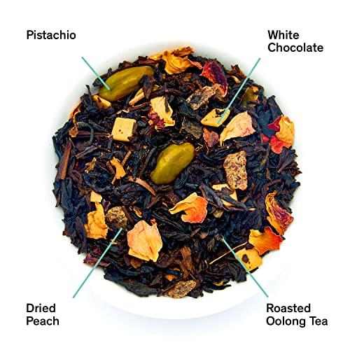 August Uncommon Tea August Uncommon Loose Leaf Tea - Dark Iris Rich Oolong with Peach, Pistachio and Lime