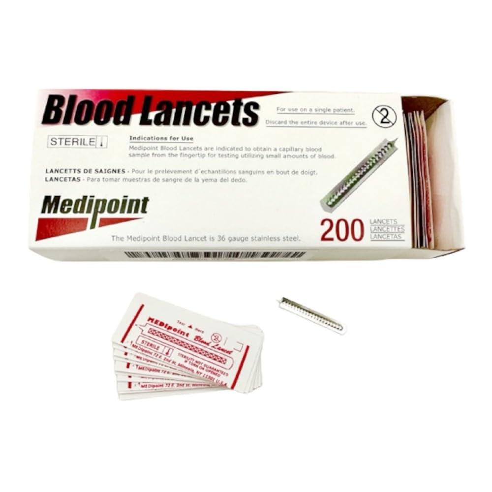 MEDI-POINT MEDIPOINT Stainless Steel Lancet - 200ct