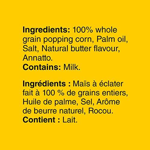 Orville Redenbacher's Orville Redenbacher's Buttery Flavor Popcorn, 492g/17.4oz Box, (6ct x 82g) {Imported from Canada}