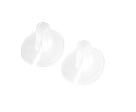 ericotry 5 Pair Silicone Thong Sandal Toe Protectors Clear Sandal Flip Flop Gel Toe Guards Cushions Grip Pads Thong Protectors for Sandals (A#)