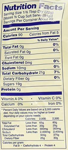 Dole Dole Soft Serve Mix, Orange, 4.40 Pound