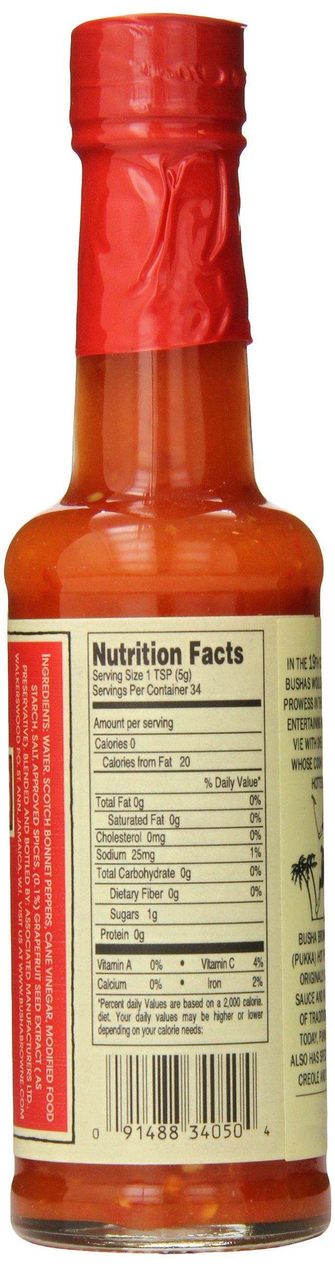 Busha Browne's Busha Browne Pukka Hot Pepper Sauce, 6 Fluid Ounce