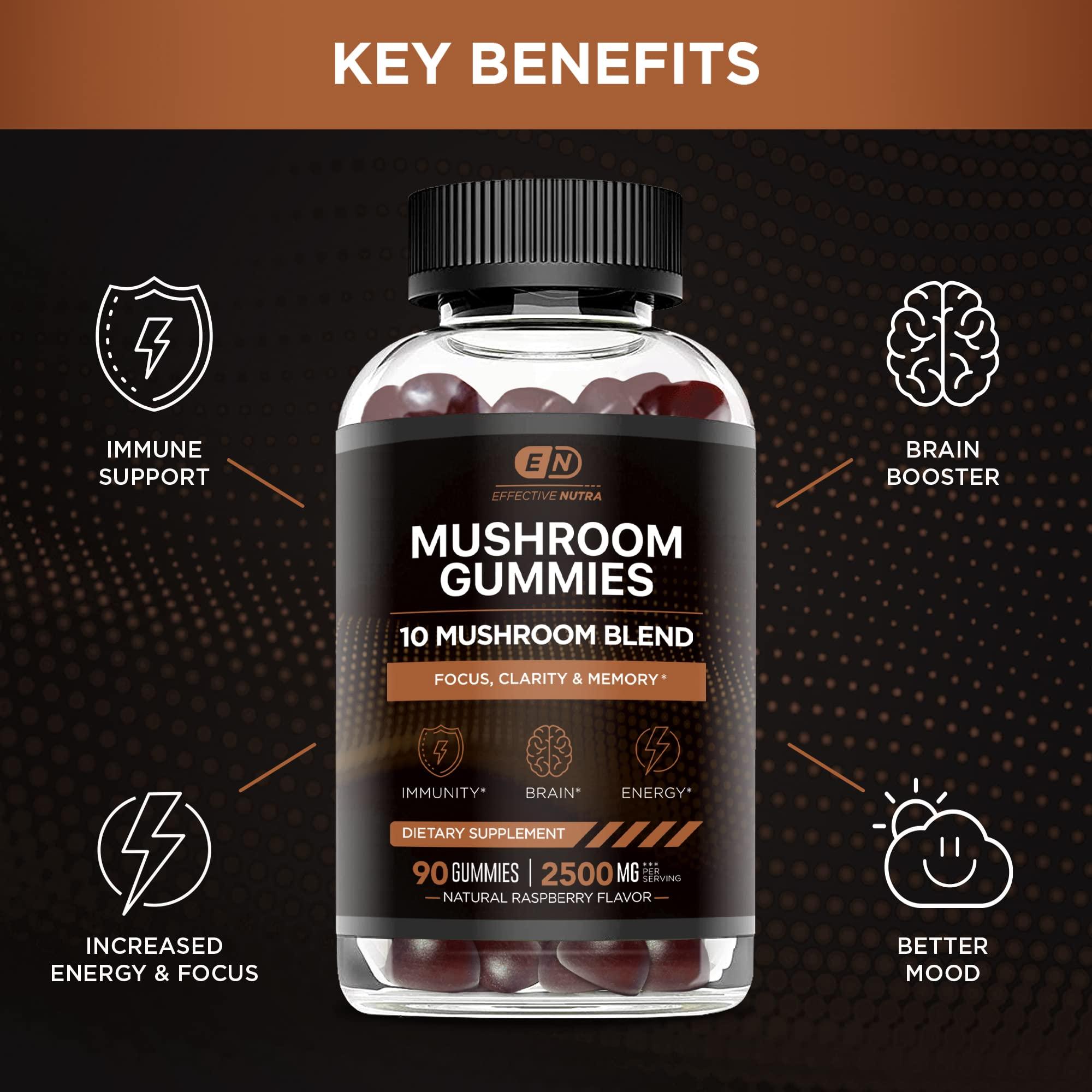 EFFECTIVE NUTRA EFFECTIVE NUTRA Mushroom Gummies & Saffron Gummies