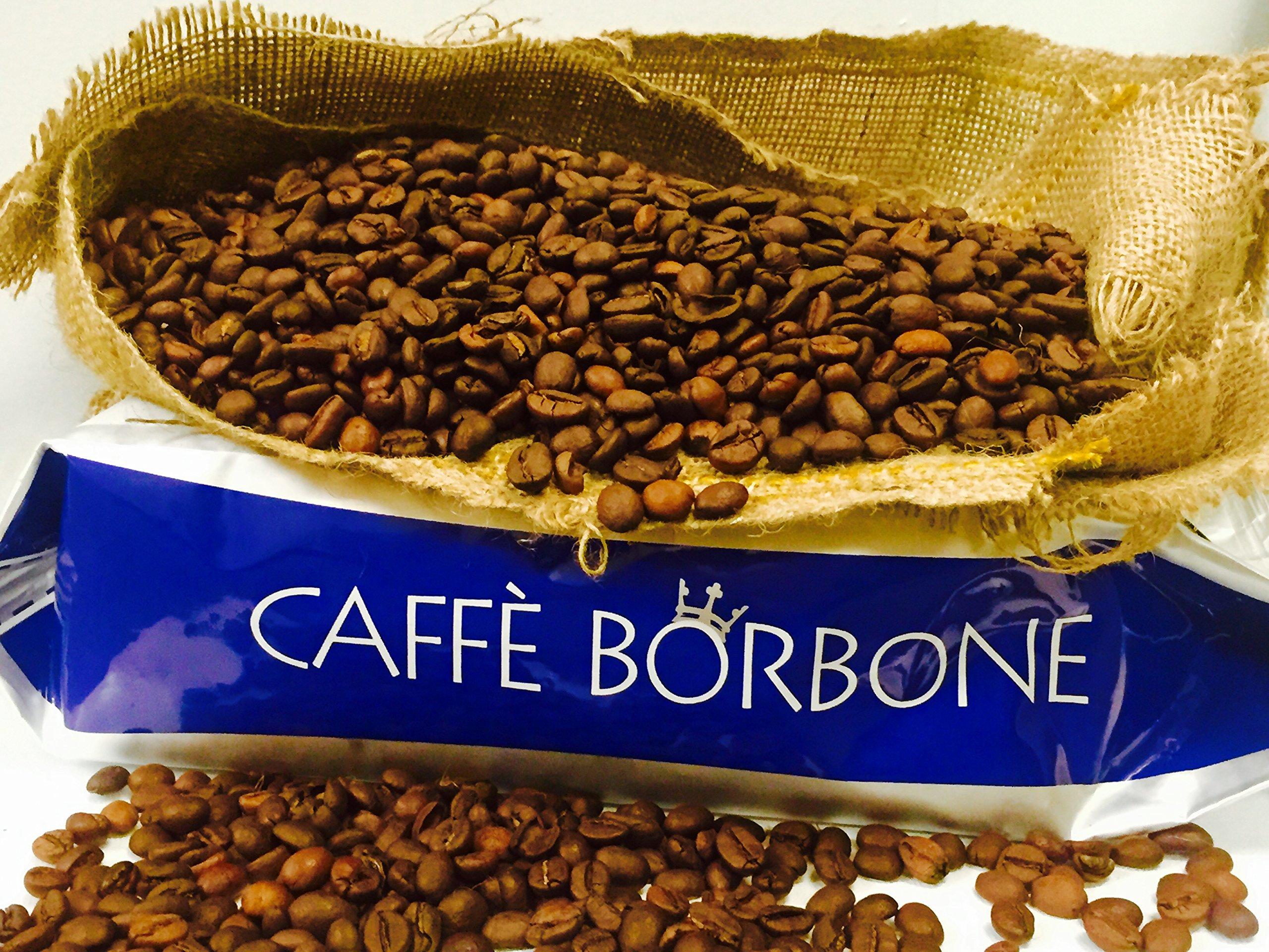 Caffè Borbone Caffe Borbone Whole Bean Coffee, Medium-Dark Roast, Blue Blend, Authentic Italian Coffee, 2.2 lb Bag (Pack of 2)