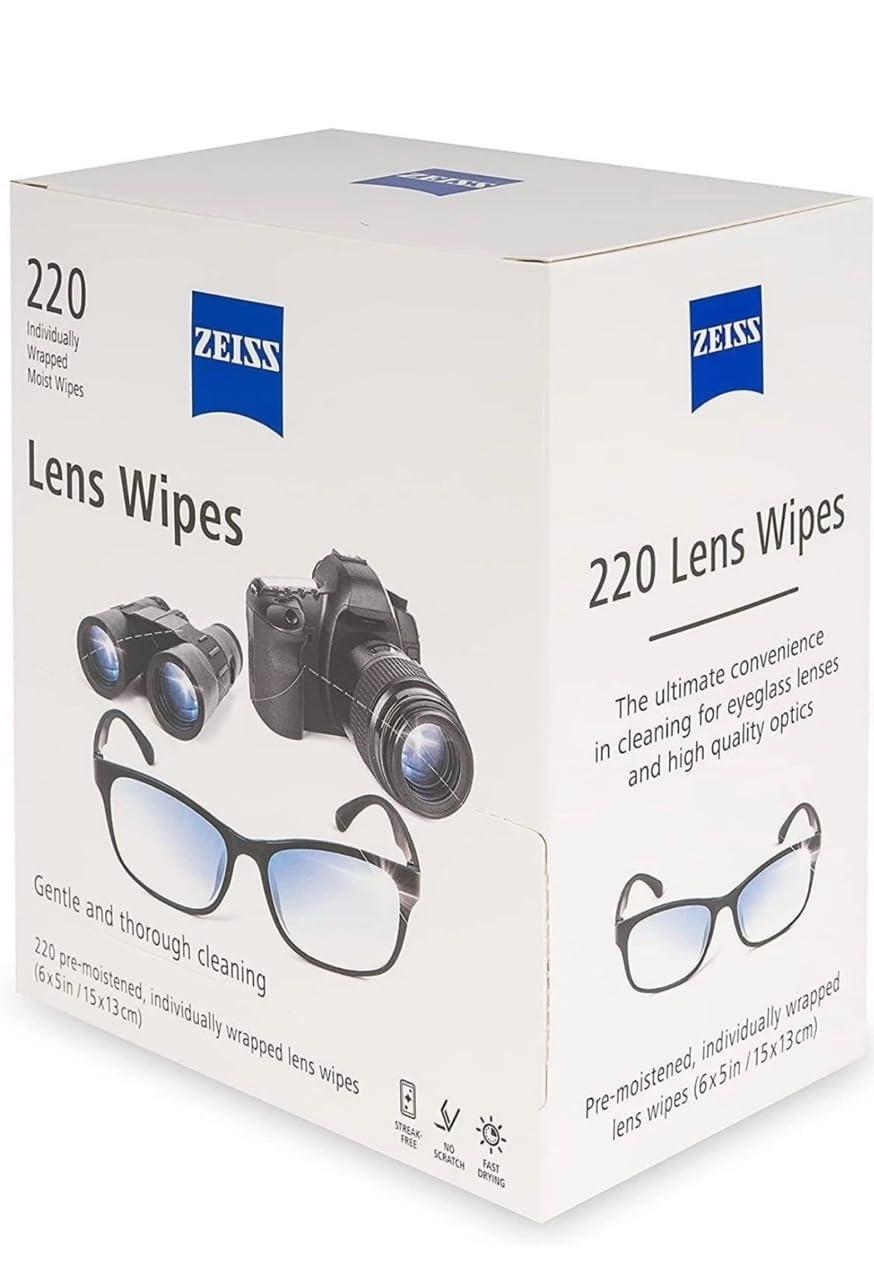 Zeiss Zeiss Pre-Moistened Lens Cleaning Wipes, 250 Count