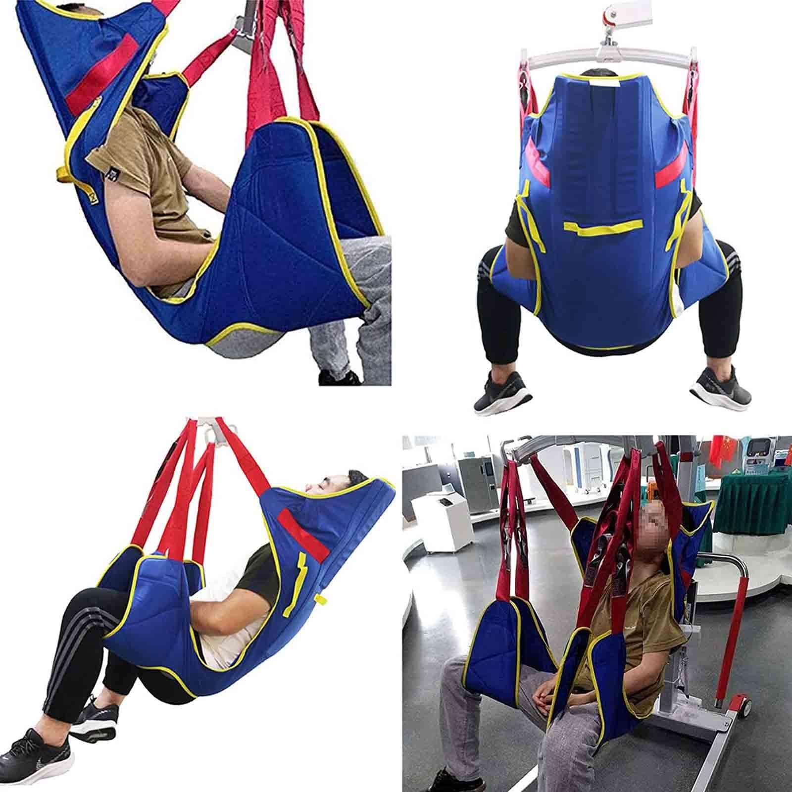 DATEN DATEN Toileting Hoist Sling, Medical Patient Sling,Split Leg Sling Helps with Positioning and Lifting,Reusable and Washable,Weight Capacity of 507 Lbs (Size : B)