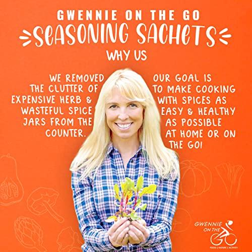 Gwennie on the GO Gwennie on the GO – Seasoning Sachets | Oregano & Basil | Certified Organic | Gluten- Free | Resealable Pouch | Seasoning Mix Packets for Soups & Sauces | 2 Pack | 2oz
