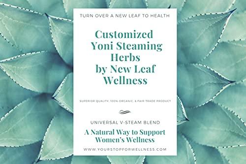 New Leaf Wellness Herbal Yoni Steam (individually packed for single use) (Gentle Blend, 12 Pack)