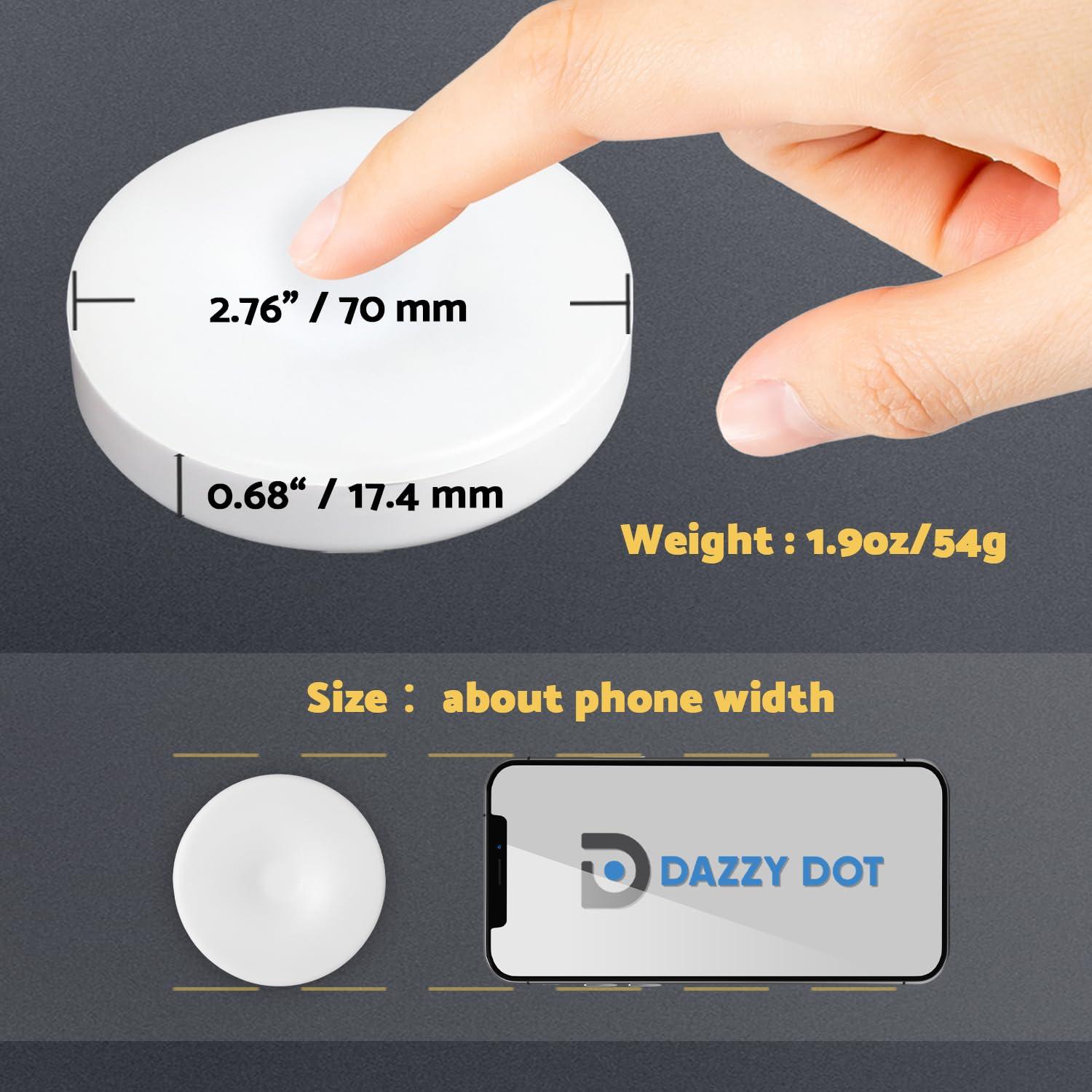 DAZZY DOT DAZZY DOT Rechargeable Puck Lights 2 Pack, Portable White Noise Sound Machine Baby