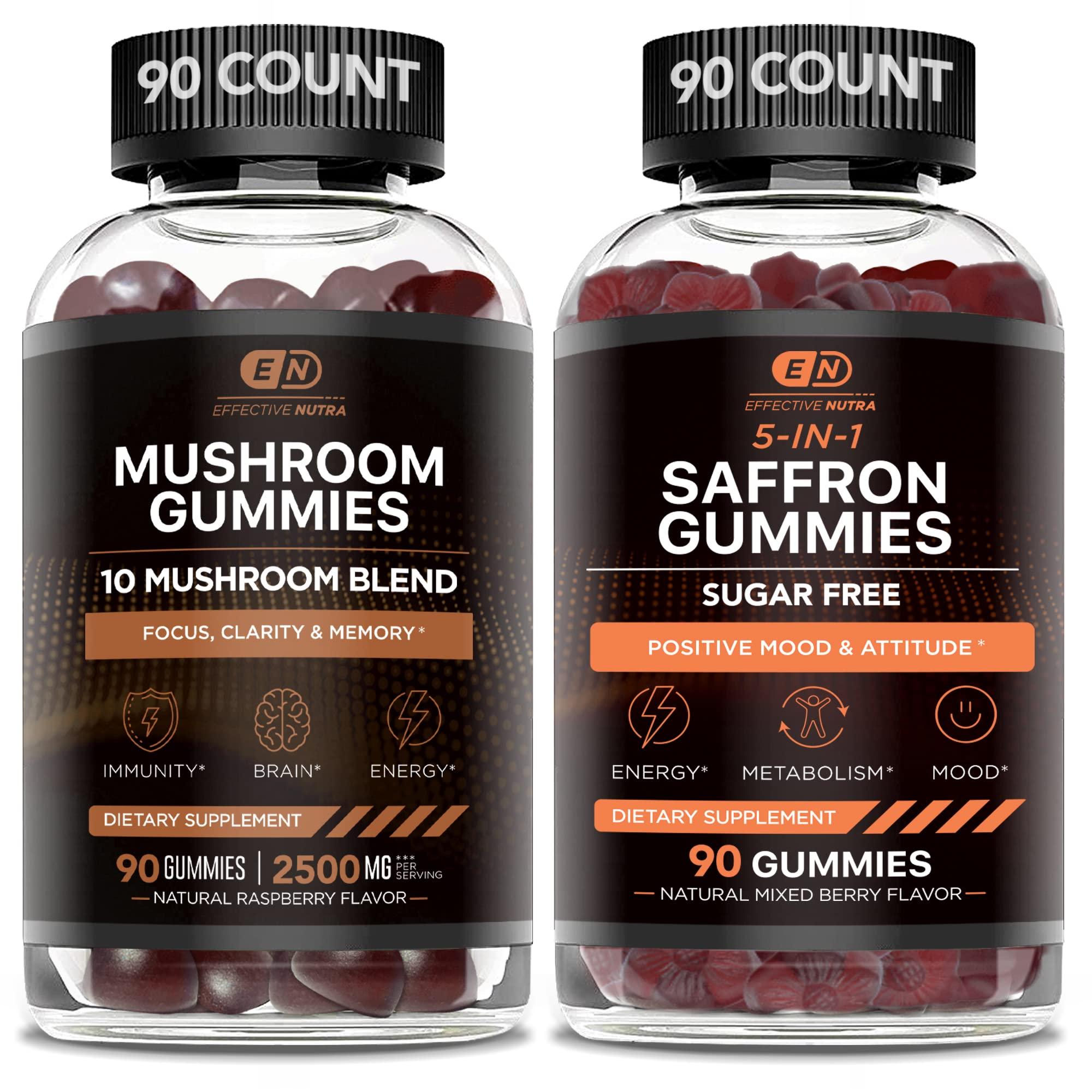 EFFECTIVE NUTRA EFFECTIVE NUTRA Mushroom Gummies & Saffron Gummies