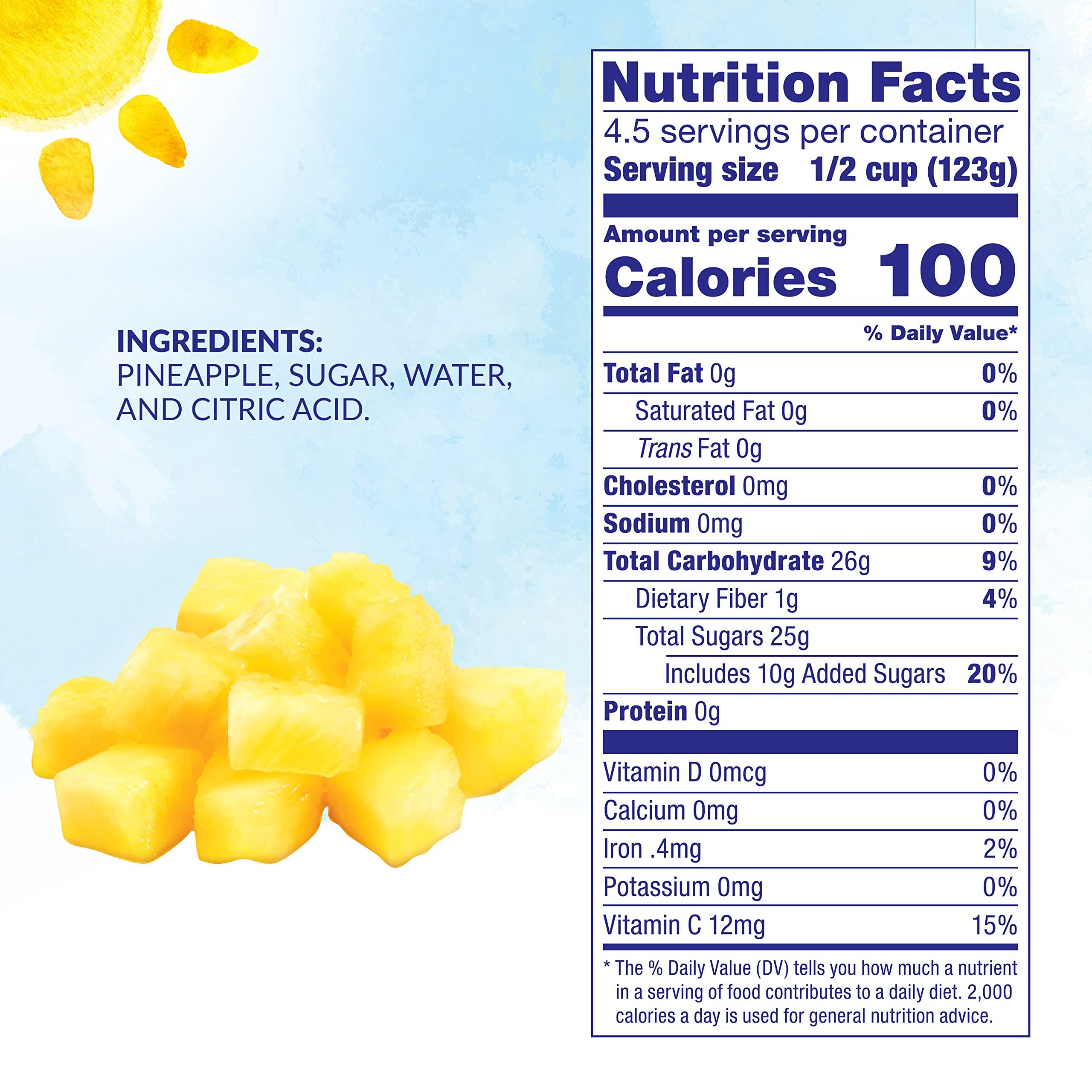Dole Dole Canned Fruit, Crushed Pineapple in Heavy Syrup, Gluten Free, Pantry Staples, 20 Oz, 12 Count, Packaging May Vary