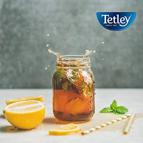 Tetley Tetley Black Tea, Decaffeinated Iced Tea Blend, Family Size, 24 Count (Pack of 6) - Packaging May Vary
