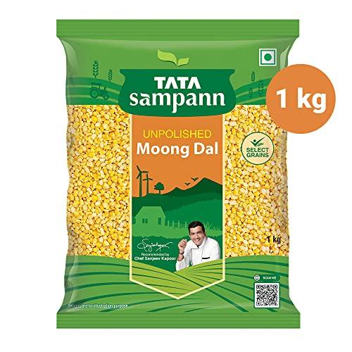 Tata Tata Sampann Moong Dal - Unpolished, 1kg