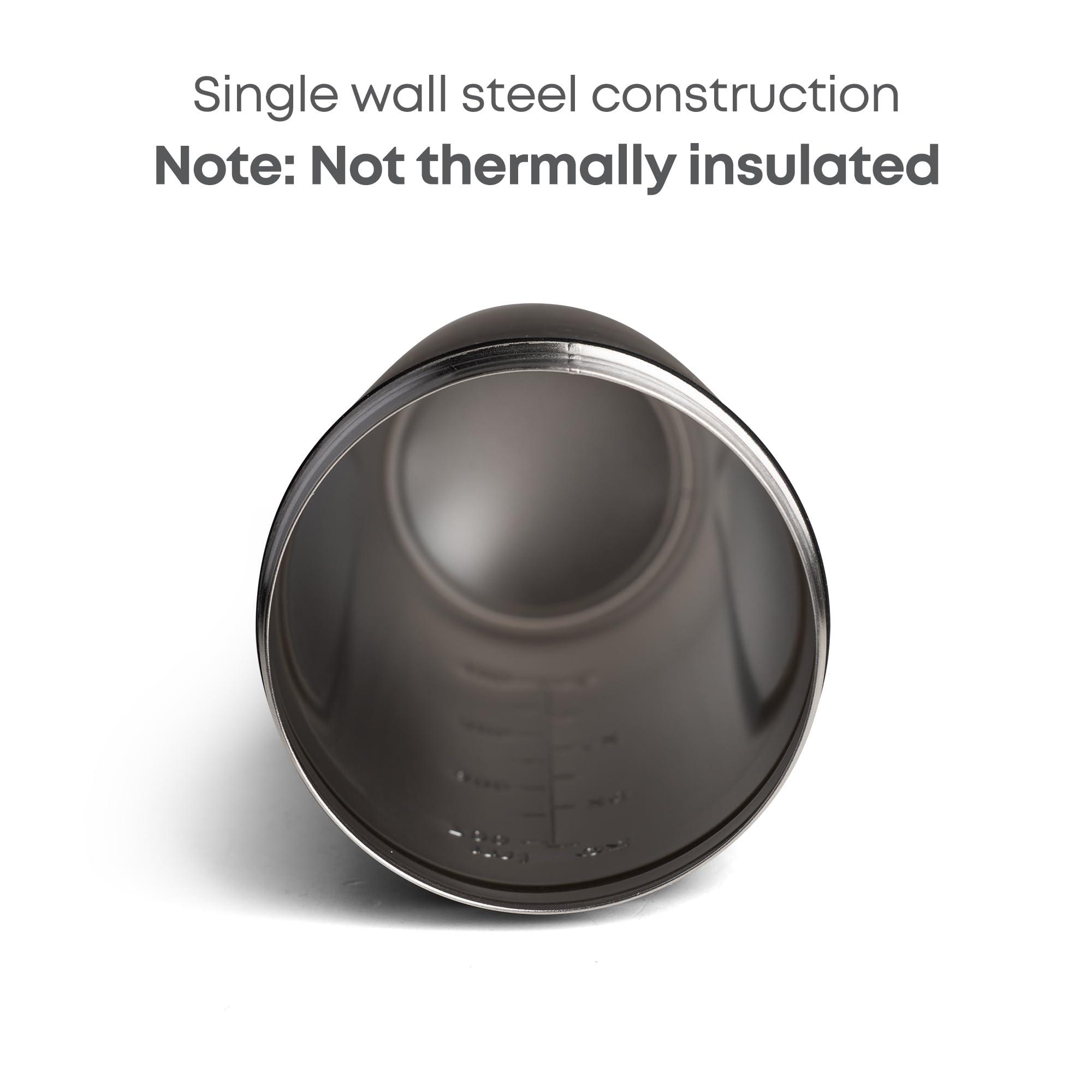 Smartshake Smartshake TMNT Reforce Stainless Steel Protein Shaker Bottle 900 ml | 30 oz - Leakproof Screw-on Lid - BPA Free Unisex - Non Insulated - Light Green