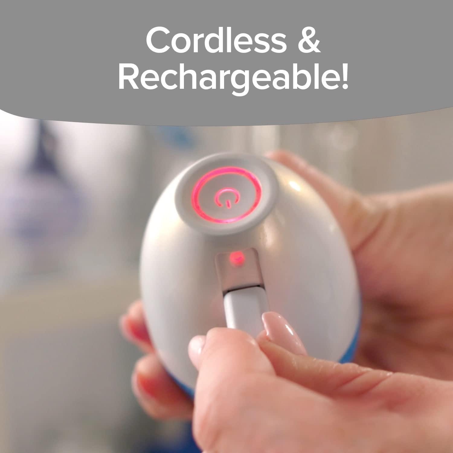 PediVac PediVac As Seen On TV Electric Callus Remover + Built-In Vacuum Sucks Up Shavings,Gently Removes Calluses & Dry Skin in Seconds, Mess-Free, Spins at 2000 RPMs, LED Light, 2 Speed Settings, 3.5\"x 2.5\"