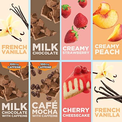 Ensure Ensure Max Protein Nutrition Shakes, Variety Pack, With 30g of Protein, 1g of Sugar, Nutrients to Support Immune System Health, High Protein Shake, 11 fl oz, Pack of 8, Liquid