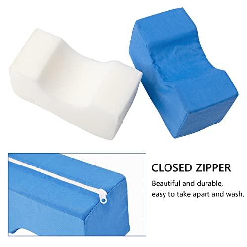 Flylin Heel Pillows for Pressure Sores, Heel Cushion Protector Pillow Foot Support Pillow for Relieve Pressure from Sores and Ulcers Heel Pillow Wrist Pillow for Sleeping and Recovering Post Surgery (1 Pcs)