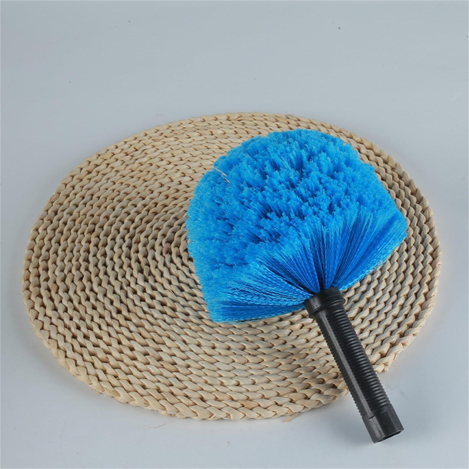 KSIEE Cobweb Duster, Duster for High Ceilings, Walls, Medium Stiff Bristles Cobweb Brush for Outdoor Indoor Cleaning