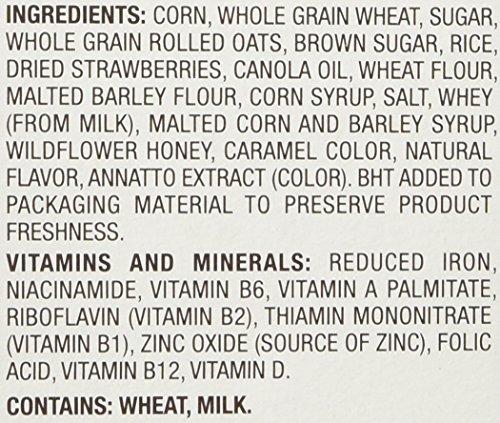 Honey Bunches of Oats Honey Bunches of Oats with Real Strawberries, 13-Ounce Boxes (Pack of 4)