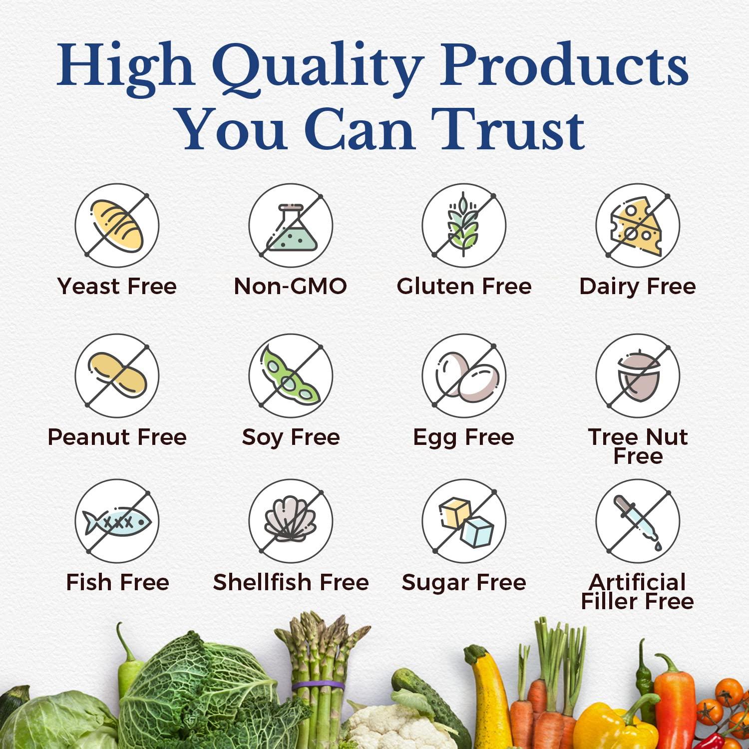 VITALITOWN Vitalitown Probiotics 200 Billion CFUs 36 Strains | Shelf Stable, Acid & Bile Resistant | Intensive Digestive & Immune Support | Men & Women Probiotics | Vegan Non-GMO | 60 ct