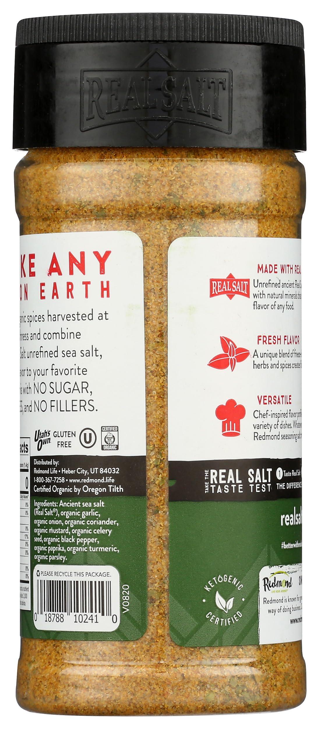Redmond Redmond - Real Salt Seasoning, Natural Unrefined Gluten Free 8.25 Ounce