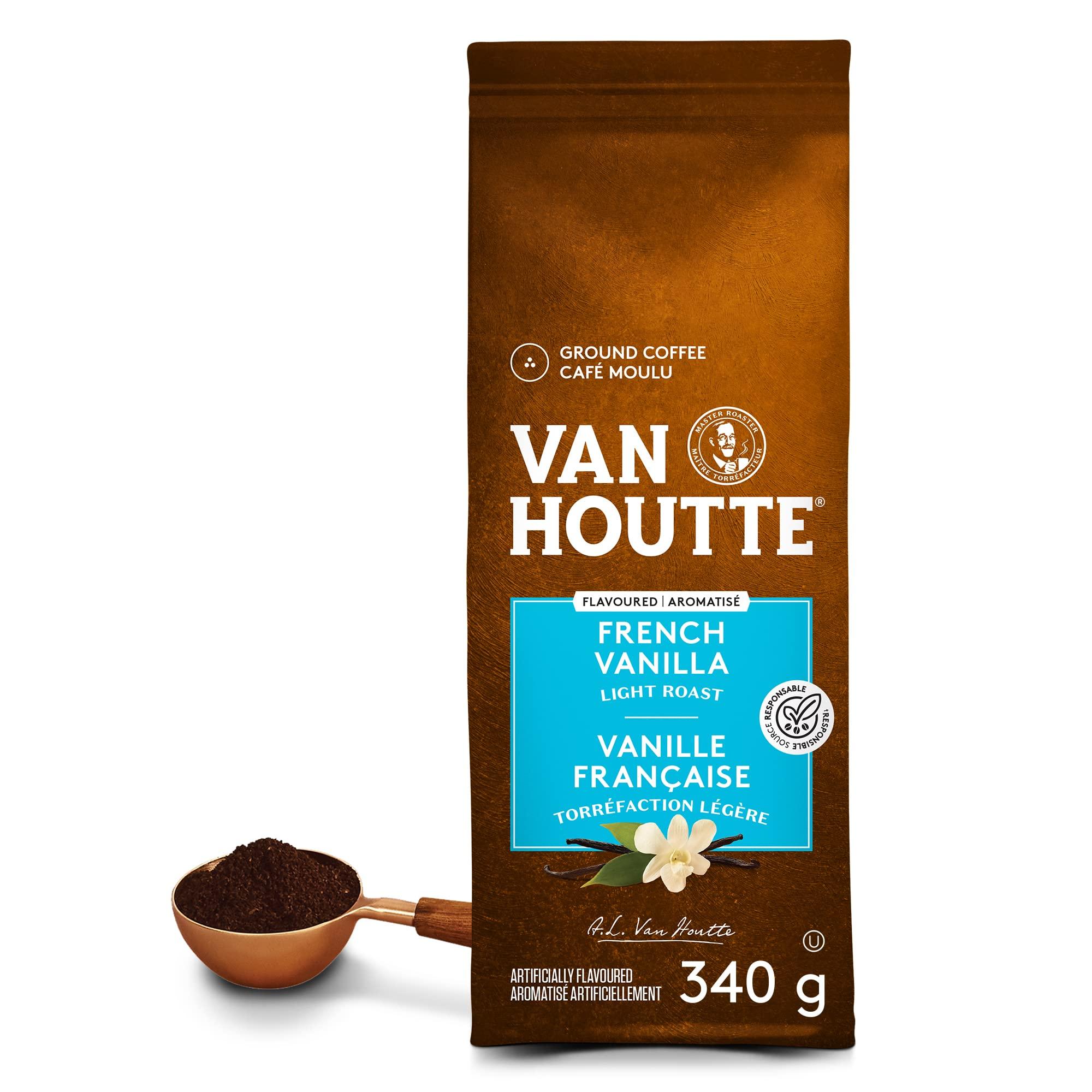 Van Houtte Van Houtte French Vanilla Light Ground Coffee, 340g/12oz., {Imported from Canada}