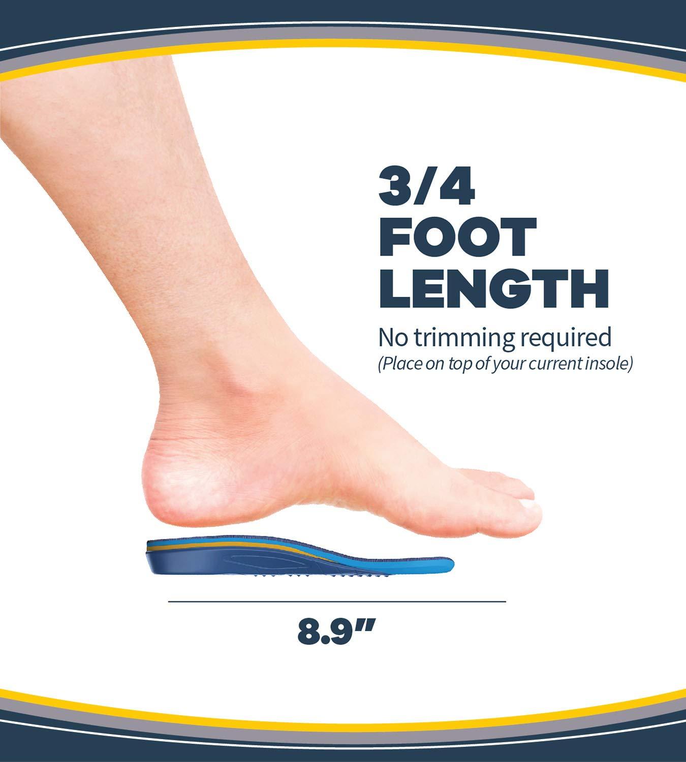Dr. Scholl's Dr. Scholl's Arthritis Pain Relief Orthotics // Clinically Proven Immediate Relief of Osteoarthritis Pain in Feet, Knees and Hips, Blue