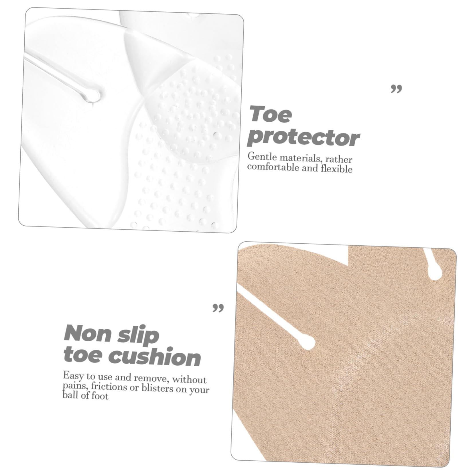 Healeved Healeved Toe Protector 3 Pairs Toe Guards Sandals Flip-flops Toe Pad Toe Cushion Sandal Inserts Sandal Toe Protectors Forefoot Cushion Shoes Toe Protectors Feet Gel Floor Mat Toe Cushions