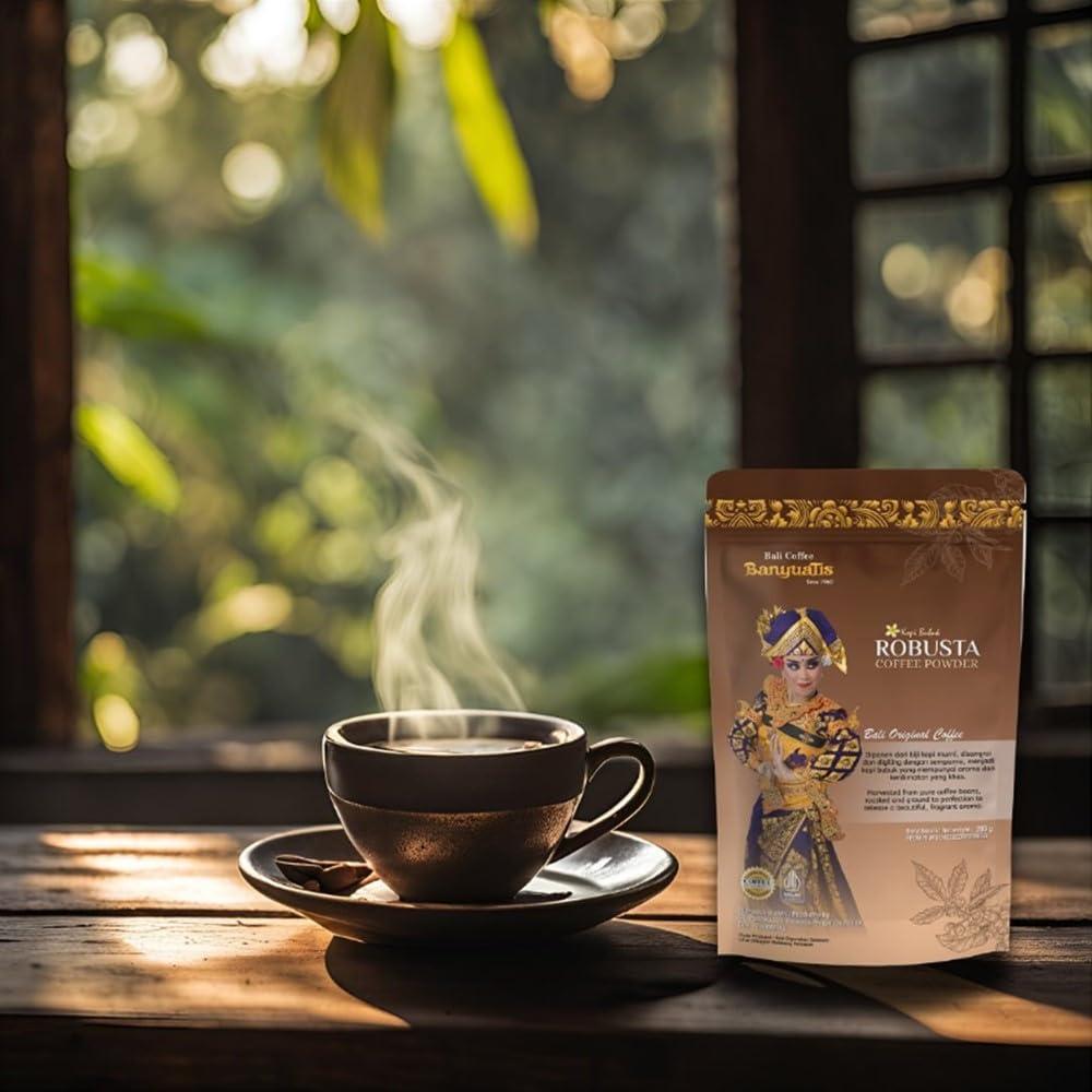 CV. Pusaka Bali Persada BanyuaTis Indonesia Bali Coffee Robusta Powder Foil 200g