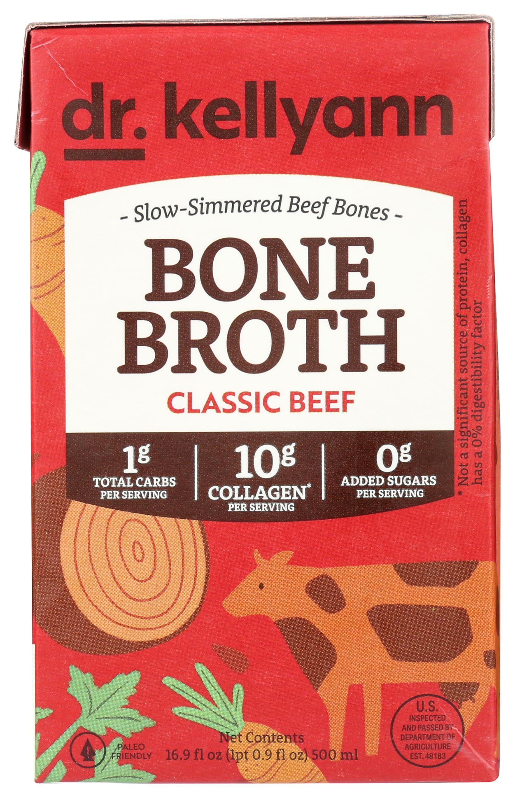 Dr. Kellyann Dr. Kellyann Classic Beef Bone Broth, 16.9 FZ