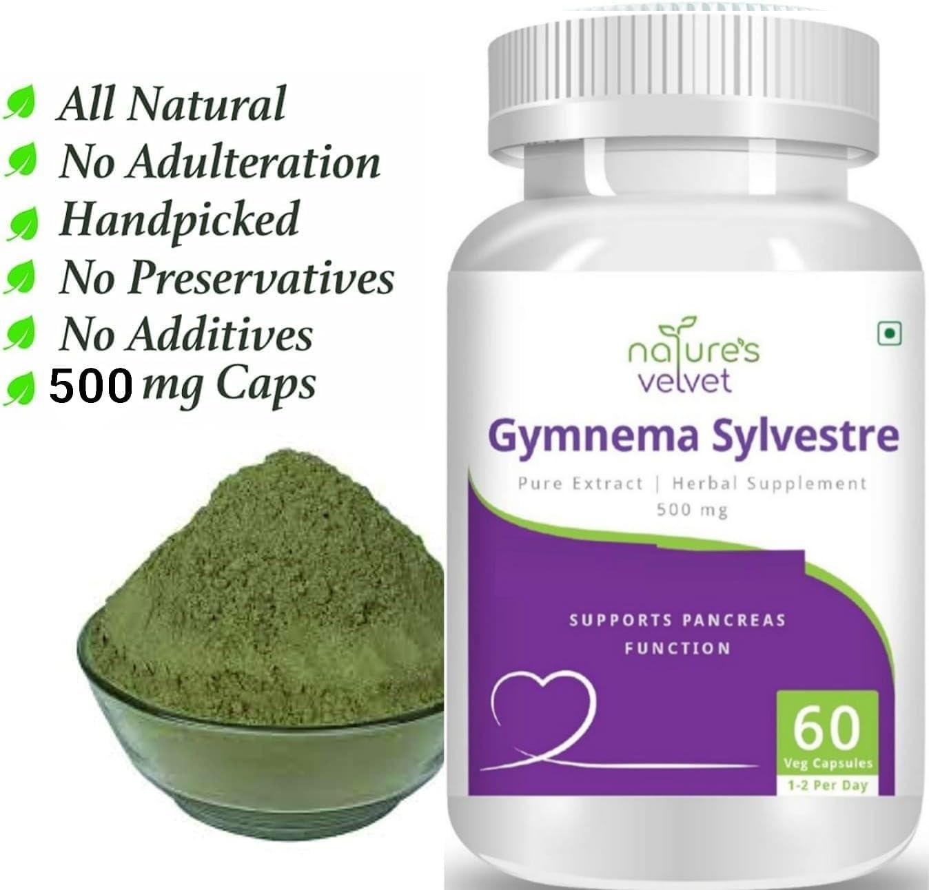 sewi78 Gudmar Capsules, Gymnema Sylvester,Controls Madhu Level & Improves 850 Mg (60 Vegetarian Capsules)