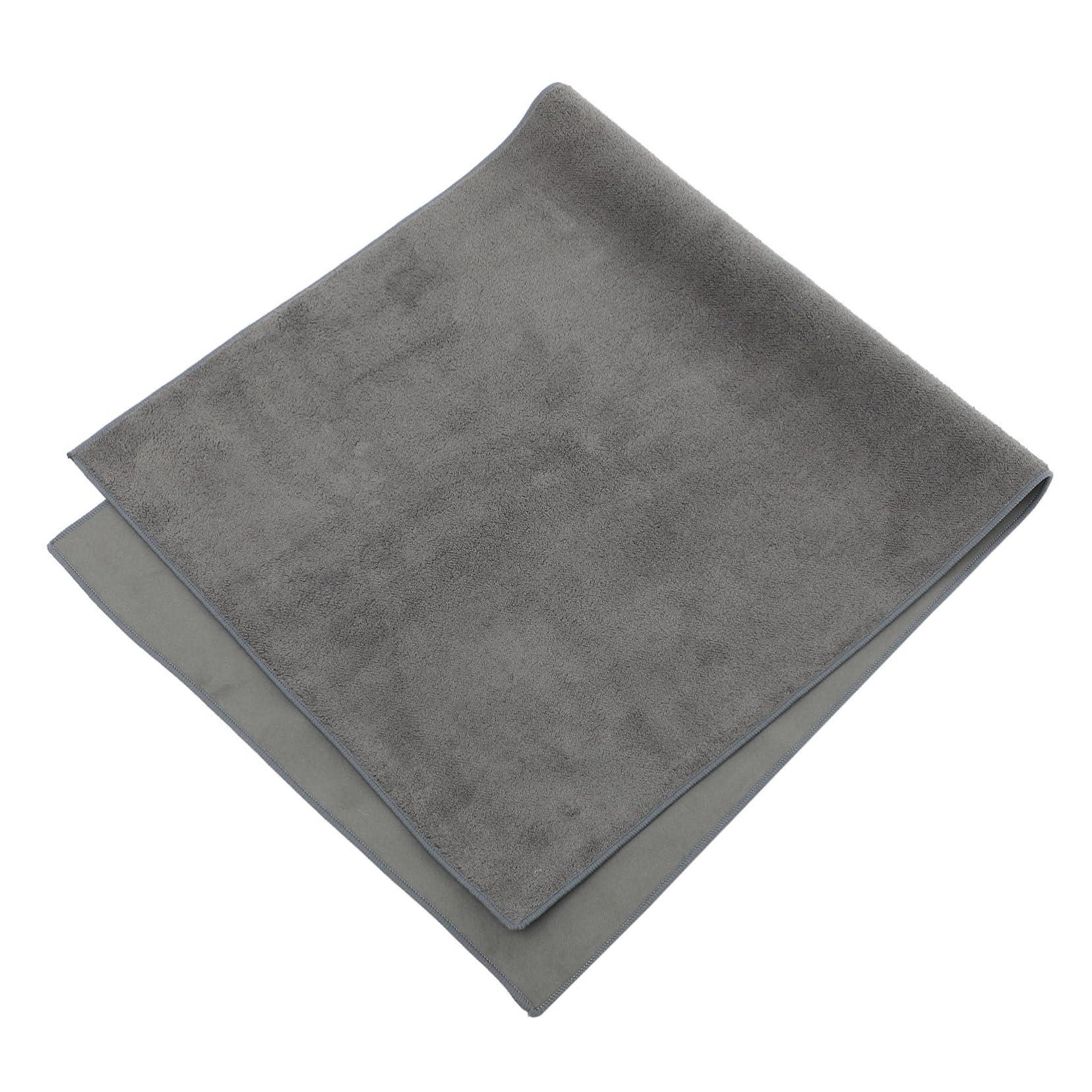 FRCOLOR FRCOLOR 2pcs Fiber Car Cloth Car Wash Towels Towel Cleaning Cloth Micro Fiber Towels Washcloth Car Drying Towel Auto Cleaning Towel Cleaning Towels for Car Grey