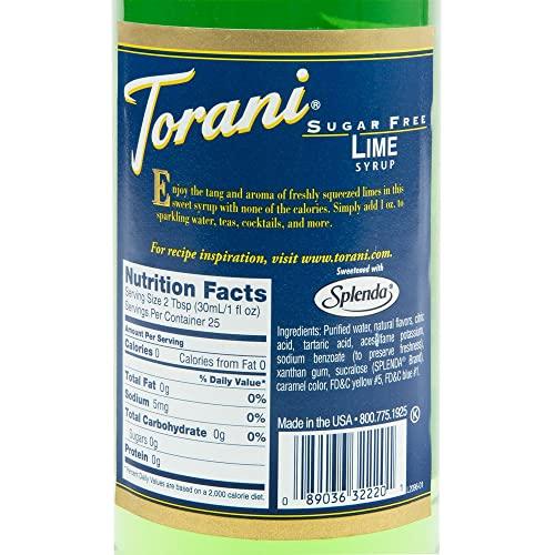 Torani Torani Sugar Free Lime Syrup, 750 ml